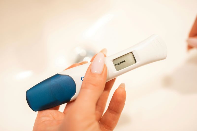 positively Clear Blue digital pregnancy test