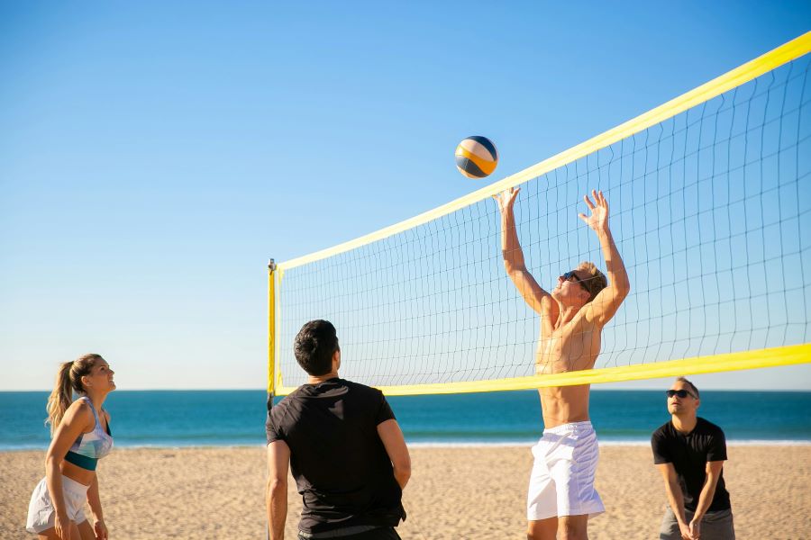 volleyball helps people reach their fitness goals by